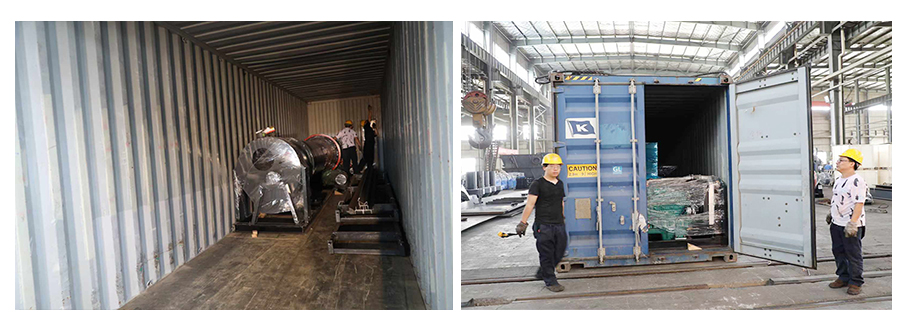 雞糞烘干機(jī)裝車 雞糞烘干機(jī)裝車